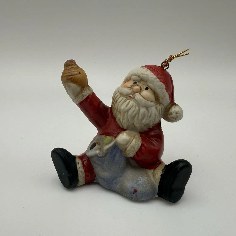 Lot Of‎ 13 Vintage Hallmark Keepsake Christmas Theme Santa Giraffe Grandparents